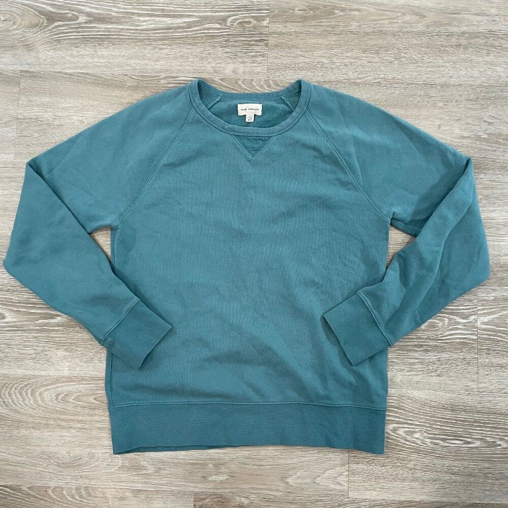 Club Monaco Sky Blue Mens Cotton Sweatshirt size M Athletic Sporty Style